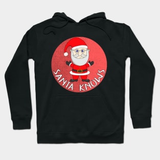 Santa Knows Hoodie